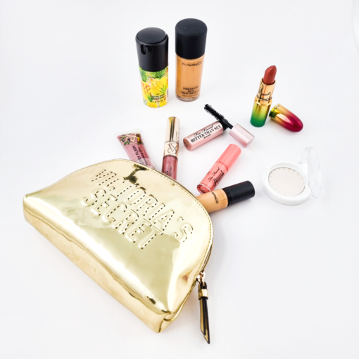 کیف آرایشی طلایی ویکتوریا سکرت