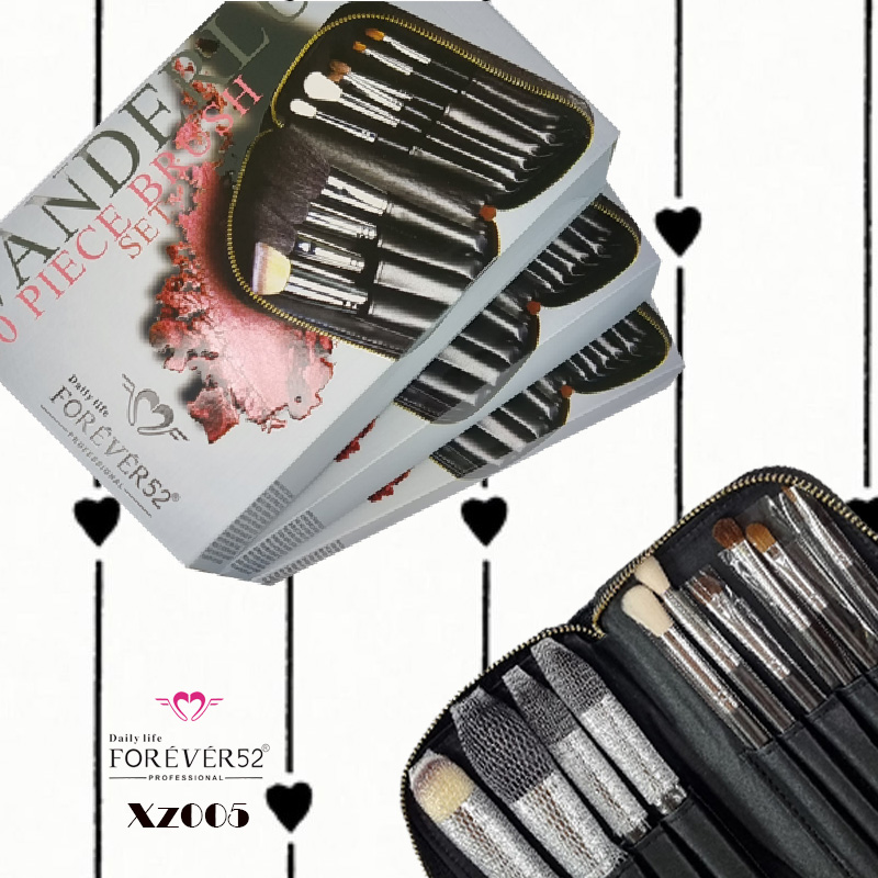 ست براش 10عددی فوراور52 (XZ005 BLACK)