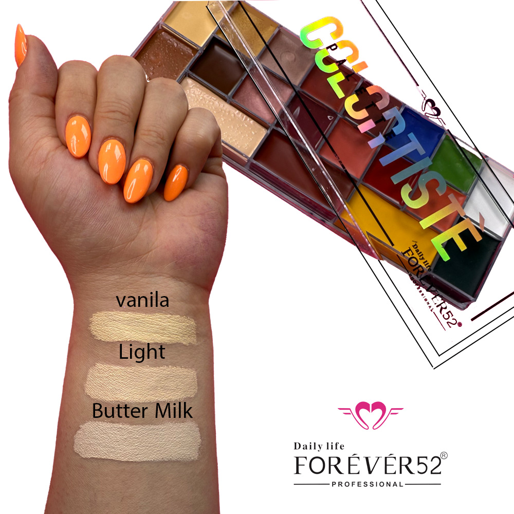 ساخت رنگ های کانسیلر با پالت رنگدانه PCT001