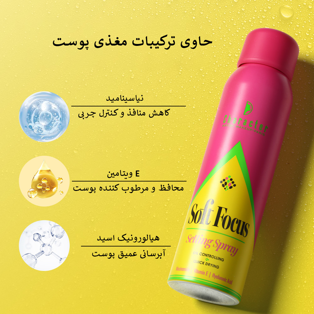 اسپری فیکس کنترل کننده چربی کارکتر (CSS001)