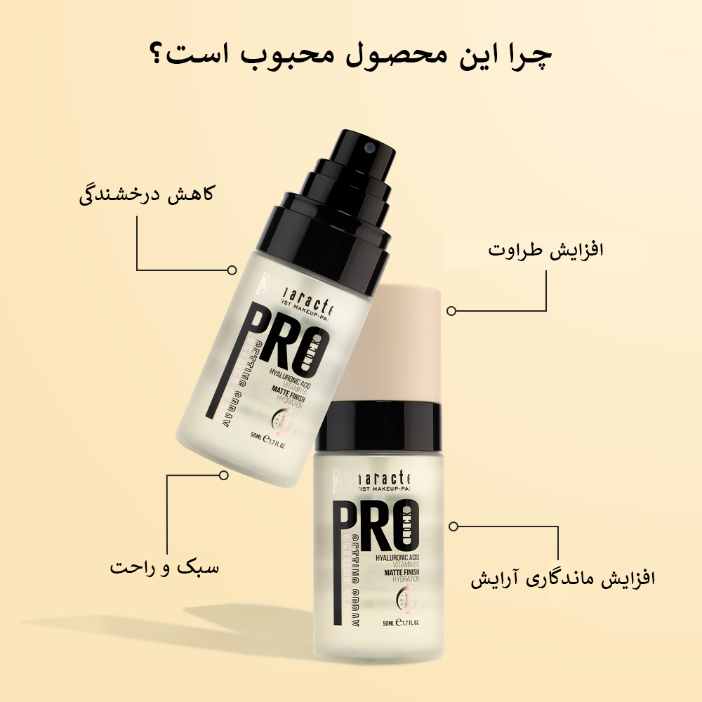 اسپری فیکس مات کننده کارکتر (CPS001)